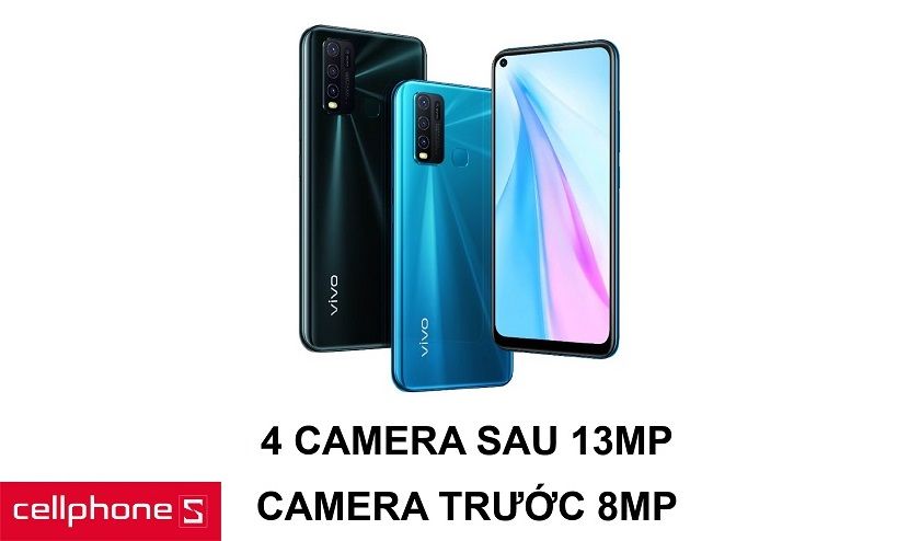 Bộ 4 camera sau độ phân giải 13MP cùng camera trước 8MP chụp ảnh góc rộng