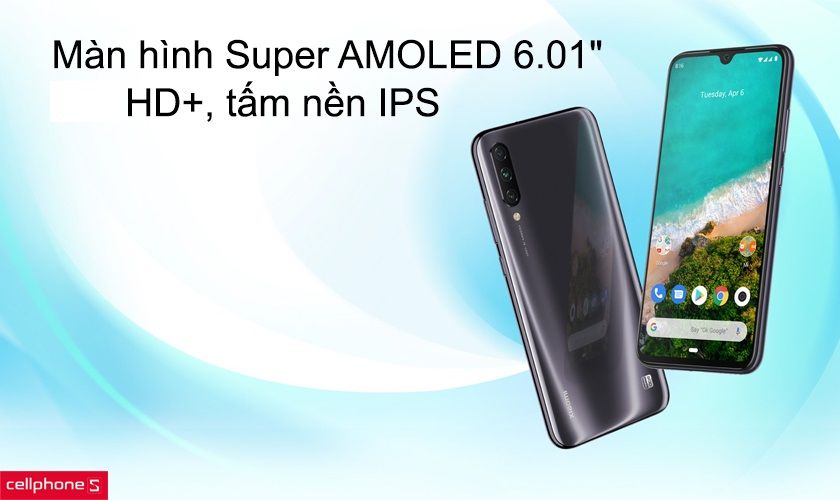 Màn hình Super AMOLED 6.01" Full HD+, tấm nền IPS