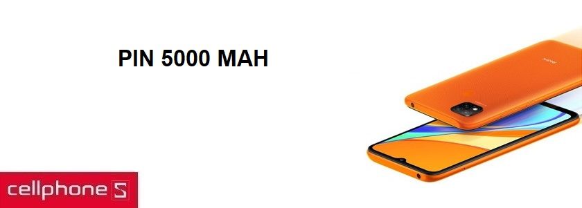 Pin 5000 mAh pin chuẩn Li-Po, hỗ trợ sạc nhanh và tiết kiệm pin