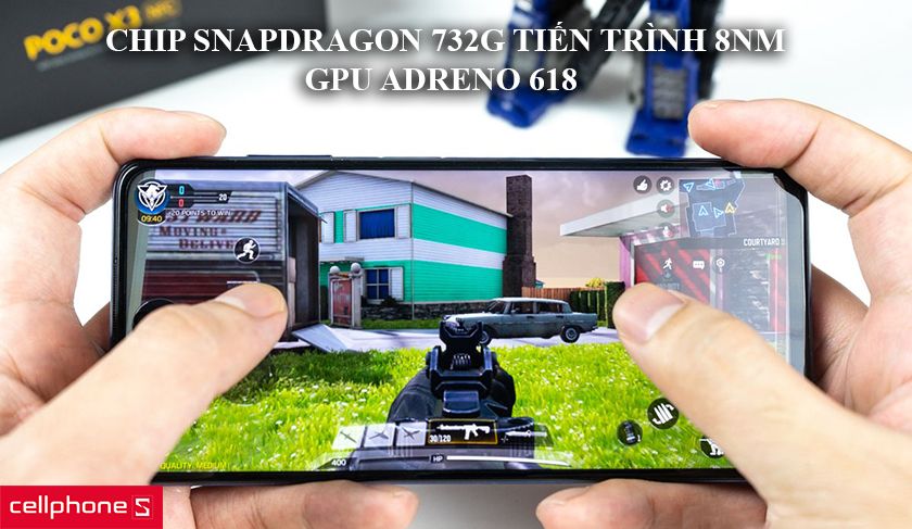 Con chip Snapdragon 732G tiến trình 8nm
