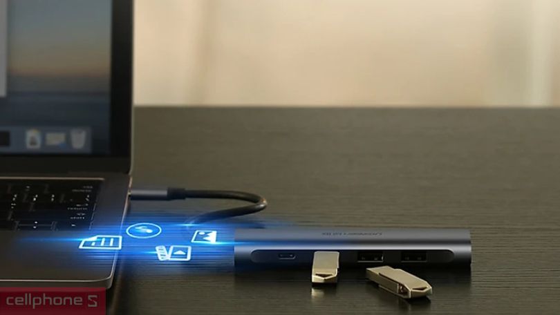 Đánh giá Hub chuyển đổi UGREEN USB-C to HDMI CM136