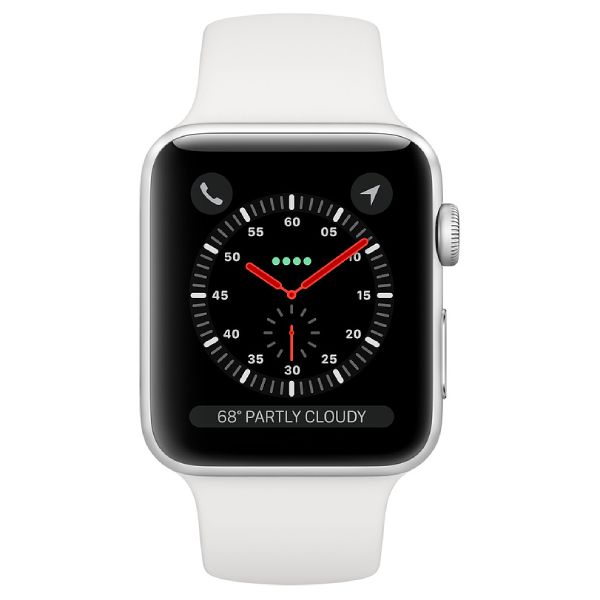 Apple Watch 42mm (4G) Viền Nhôm Bạc Dây Trắng MTH12 chính hãng