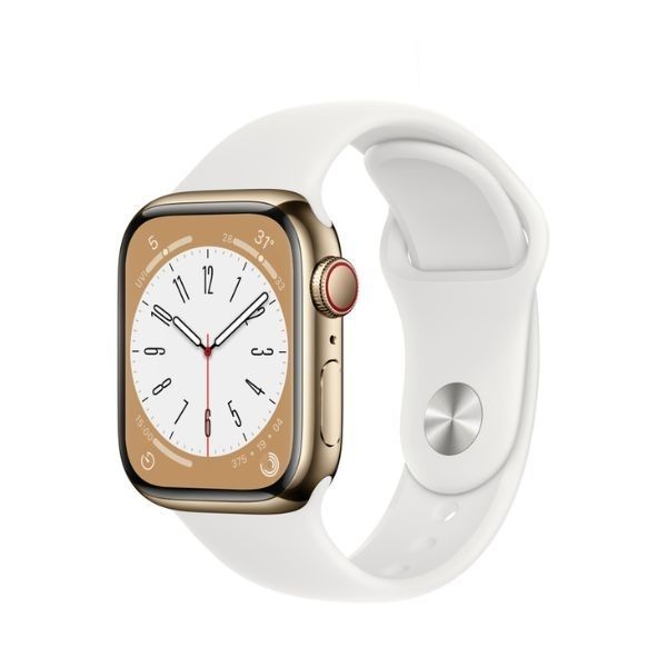 Apple Watch Series 8 41mm GPS viền thép dây cao su - Cũ Đẹp | Giá rẻ