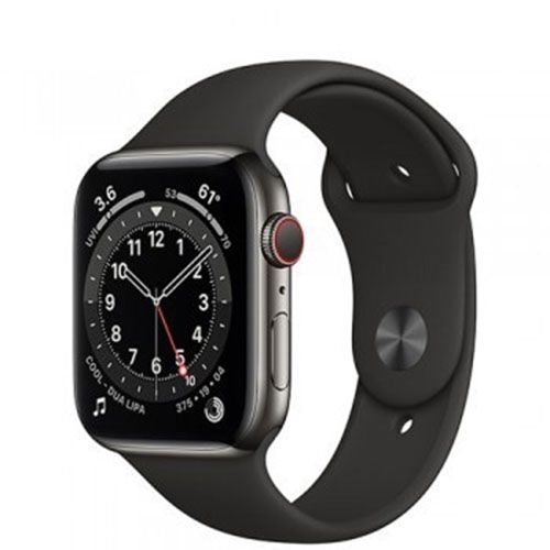 Apple Watch Series 6 44mm (4G) Viền Thép Dây Cao Su đã kích hoạt | Giá rẻ
