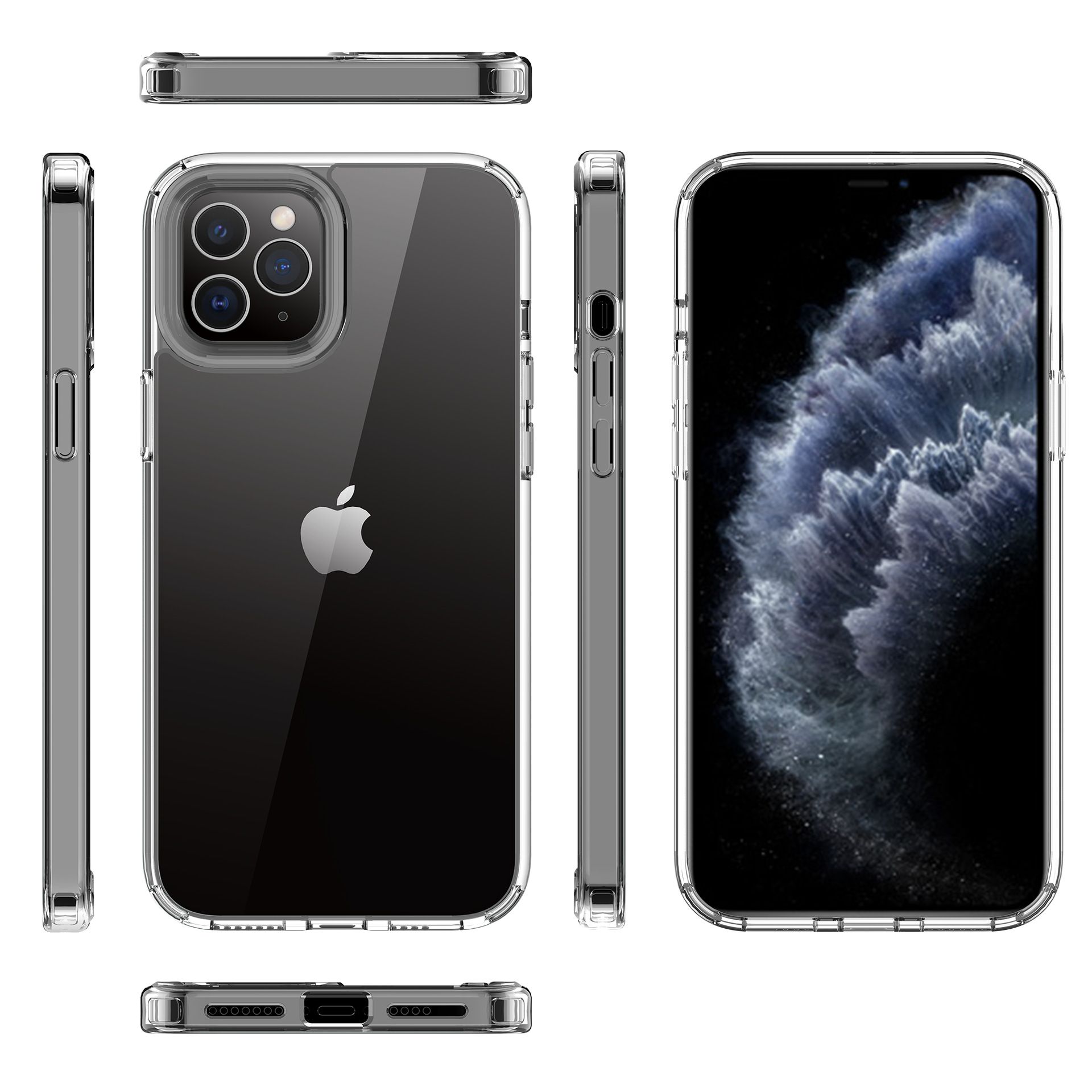 Ốp lưng chống sốc cho iPhone 12 Mini Likgus Crystal Shield trong