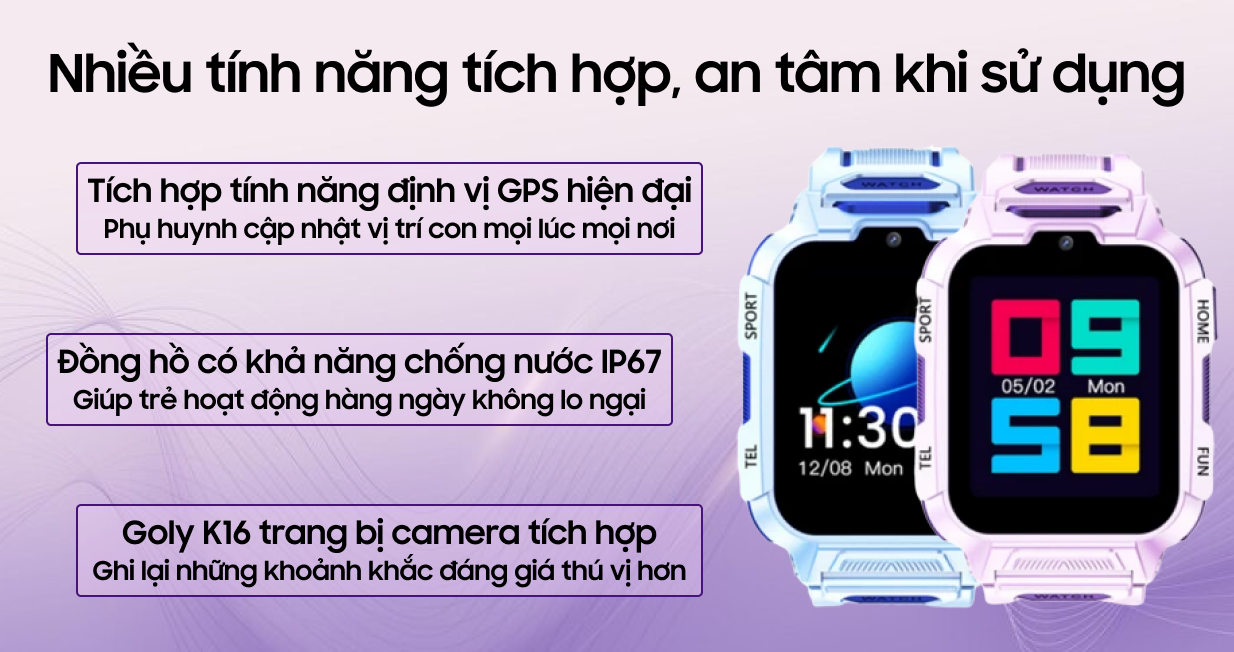 Đồng hồ định vị trẻ em Goly K16 - Cũ Đẹp | Giá rẻ