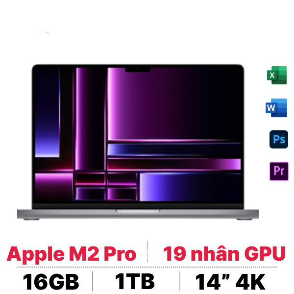 MacBook Pro 14 inch M2 Pro 2023 (12 CPU - 19 GPU 16GB 1TB 2023) - Cũ ...