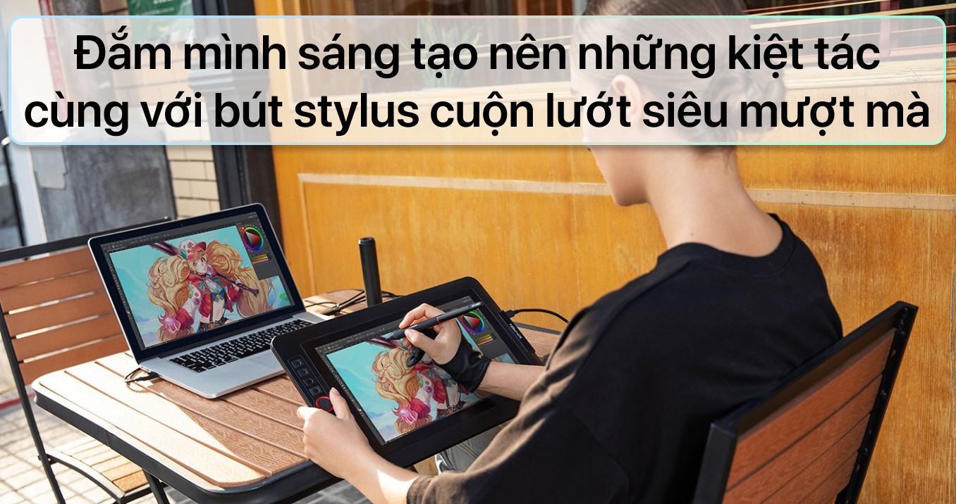 Bảng vẽ điện tử XPPen Artist Pro FullHD Cảm Ứng Nghiêng (Kèm