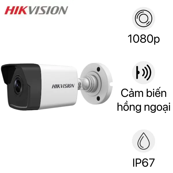Camera IP Hikvision DS-2CD1023G0-IUF 2MP | Giá rẻ