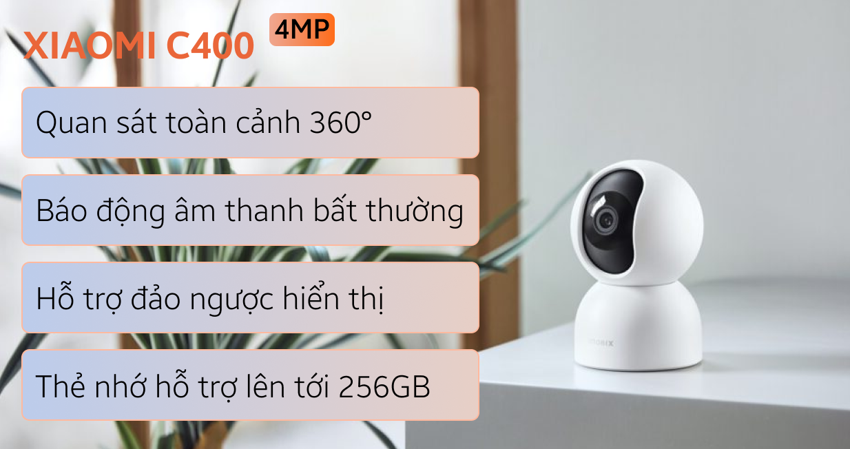 Camera Xiaomi MI Home Security C400 (BHR6619GL) - Cũ | Giá rẻ