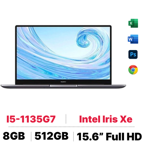 Laptop Huawei Matebook D15 i5 1135G7 8GB 256GB | Giá rẻ, trả góp 0%