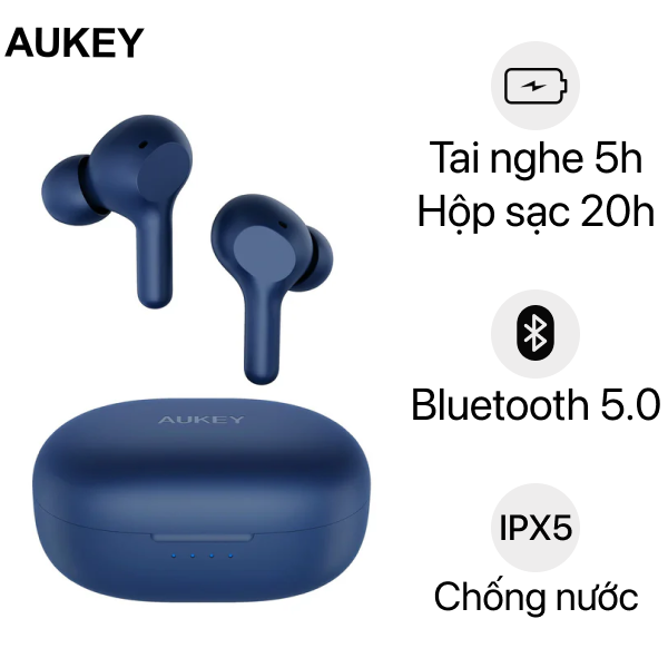 Tai nghe Earbuds Aukey EP T25 Gi r b o h nh 2 n m