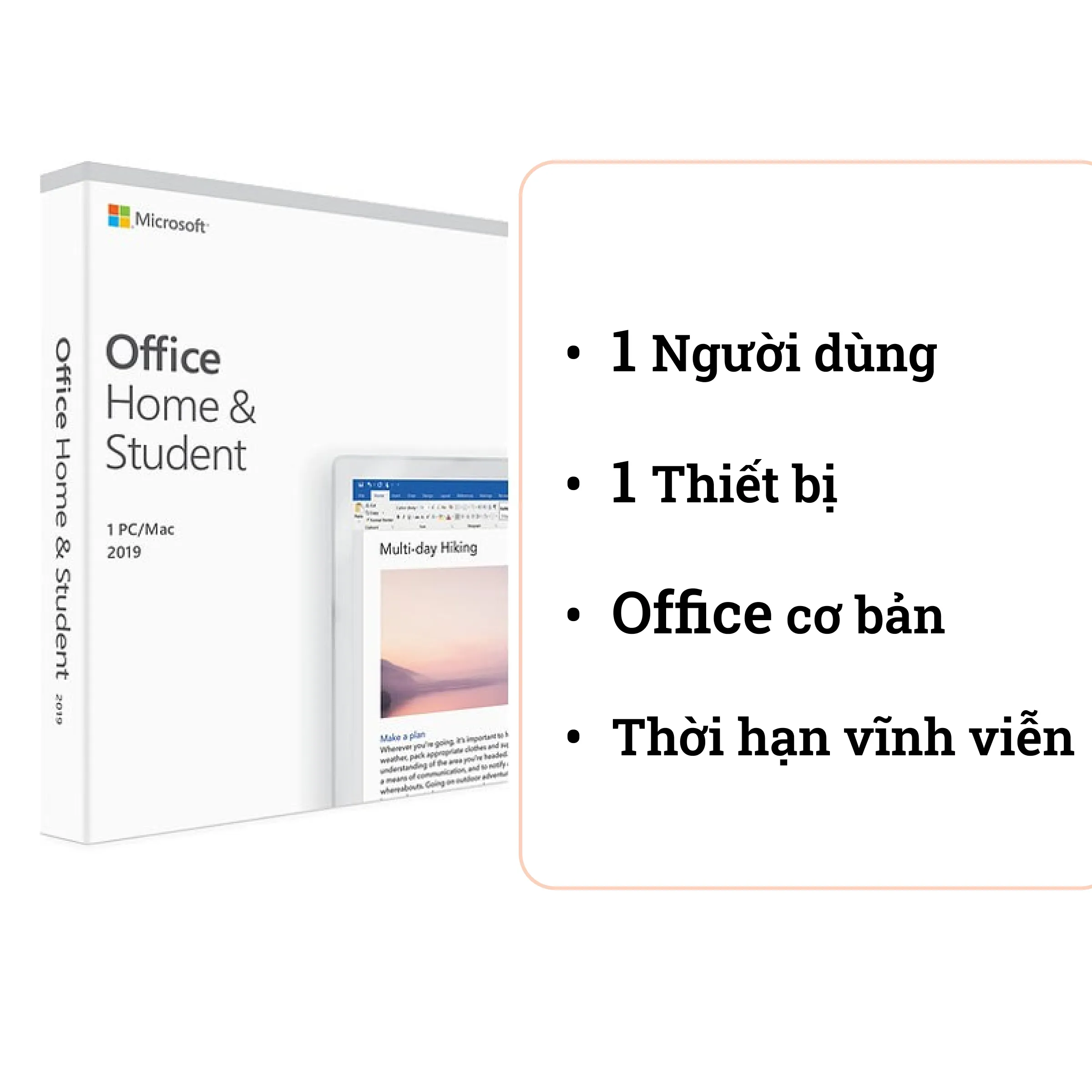 Phần Mềm Office 365 Home & Student | Bản Quyền Vĩnh Viễn