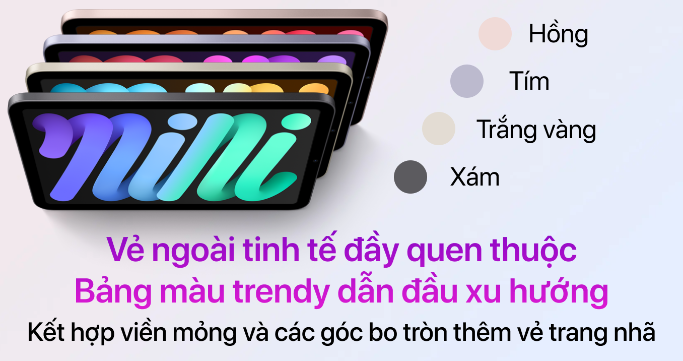 iPad mini 6 (4G) 256GB | Chính hãng Apple Việt Nam - Giá rẻ