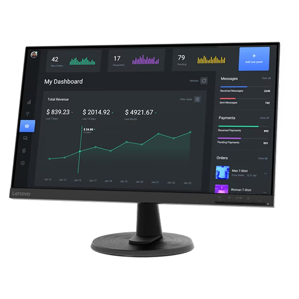 Màn hình Lenovo D24-40 67A2KAC6VN 24 inch | Giá rẻ, trả góp 0%