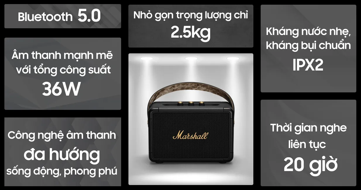 Loa Bluetooth Marshall Kilburn II