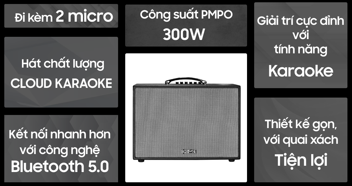 Loa Karaoke xách tay Acnos CS250PUW - Cũ | Giá rẻ