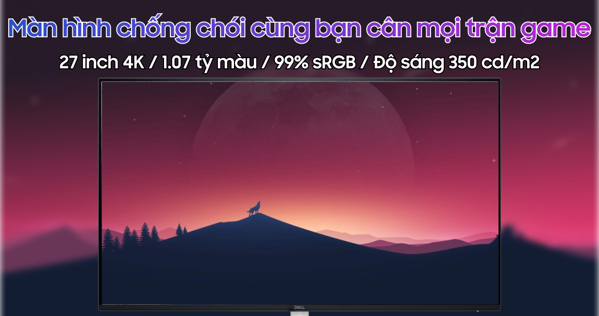 Màn hình Dell S2725QS 27 inch | Giá rẻ, trả góp 0%