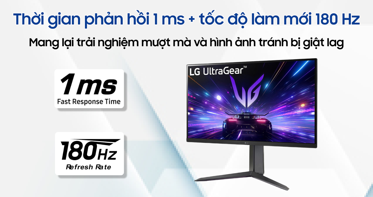Màn hình Gaming LG UltraGear 27GS65F-B 27 inch | Giá rẻ, trả góp 0%