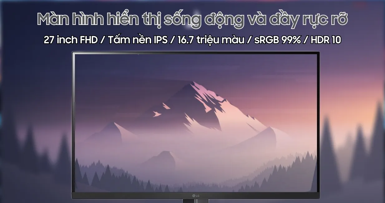 Màn hình Gaming LG UltraGear 27GS65F-B 27 inch | Giá rẻ, trả góp 0% Màn hình Gaming LG UltraGear 27GS65F-B 27 inch | Giá rẻ, trả góp 0%