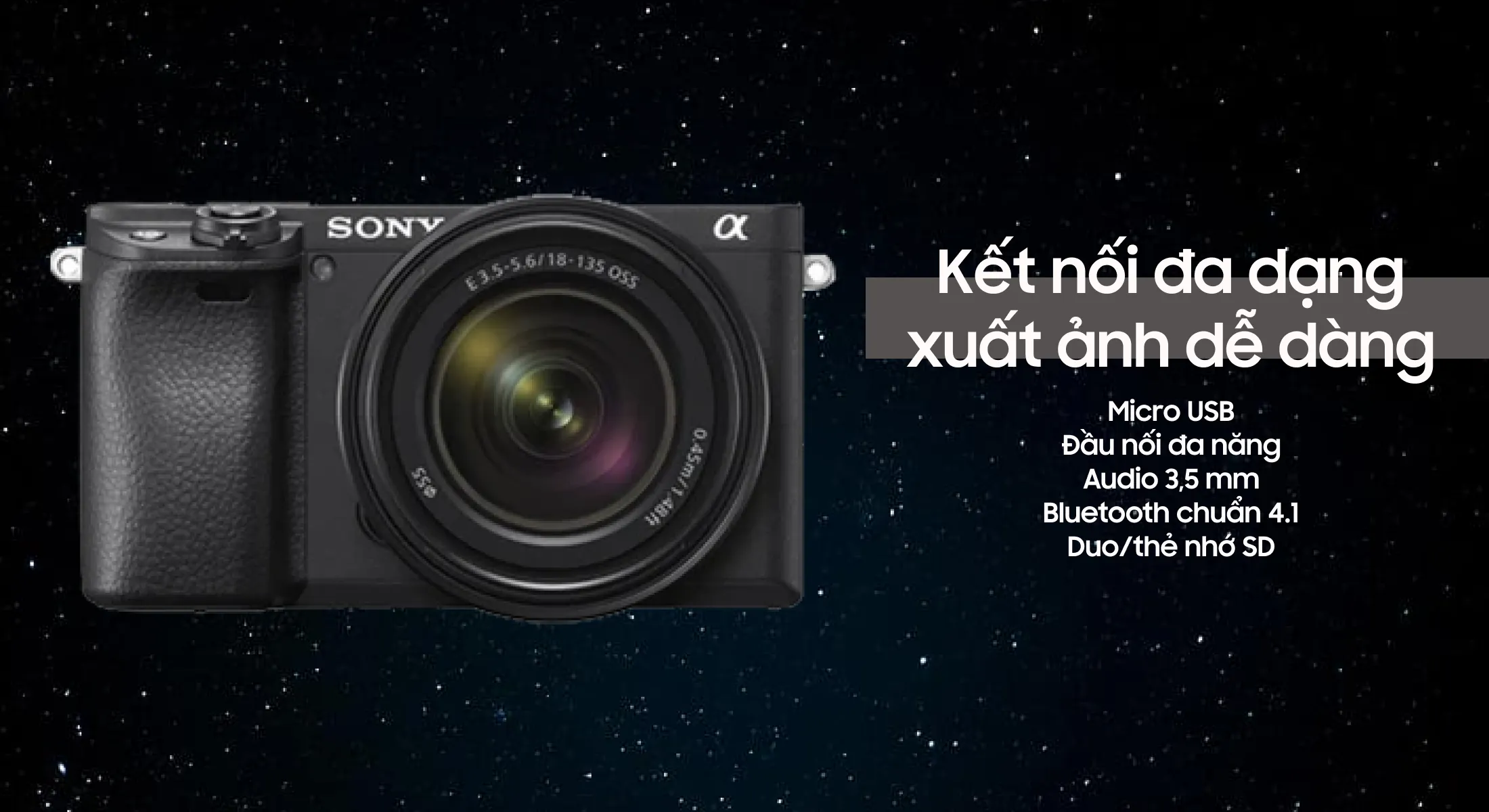 Máy ảnh Kỹ Thuật số Sony E-mount Alpha 6400 cảm biến APS-C Giá
