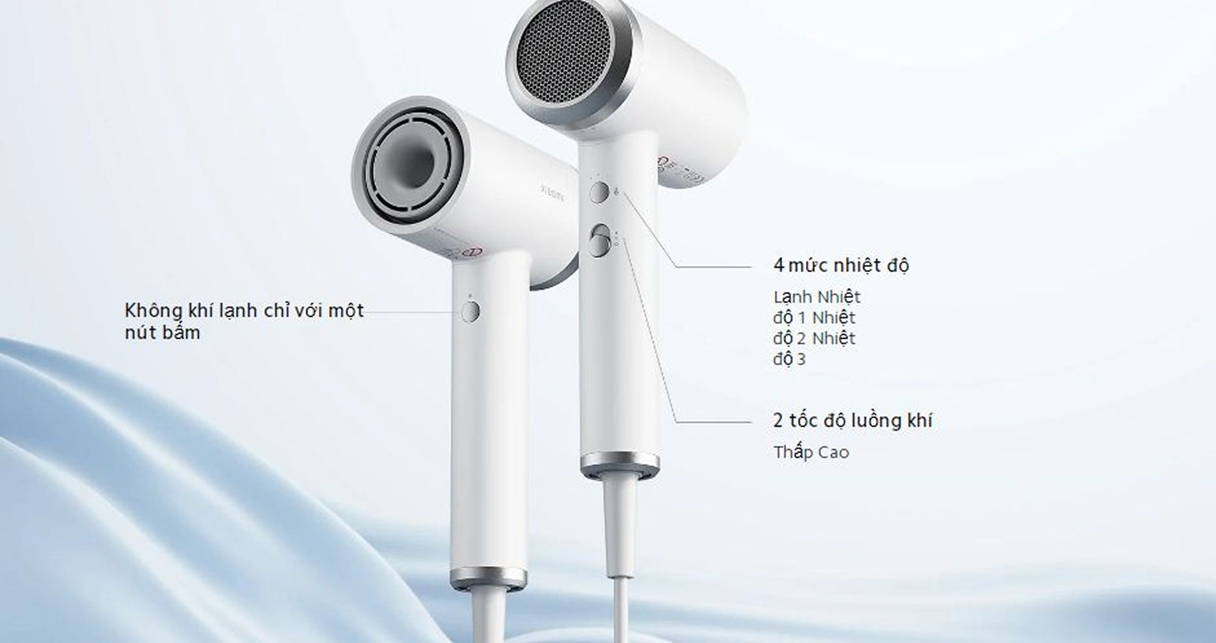 Máy sấy tóc Xiaomi High-speed Iconic Hair Dryer EU | Giá rẻ