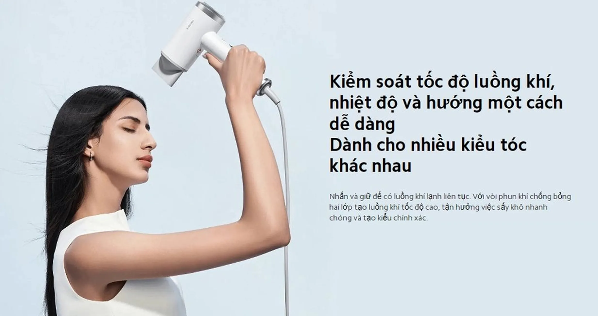 Máy sấy tóc Xiaomi High-speed Iconic Hair Dryer EU | Giá rẻ