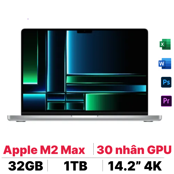 Macbook Pro 14 inch M2 Max 2023 (12 CPU - 30 GPU - 32GB - 1TB