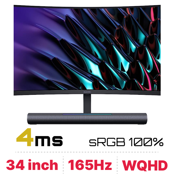 Màn hình Gaming Ultrawide HUAWEI GT Mateview 34 - Đã Kích Hoạt | Giá rẻ