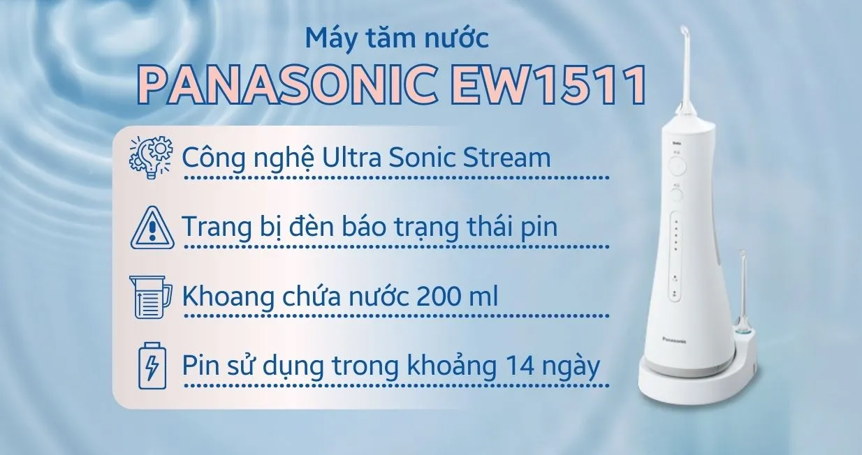 Máy tăm nước Panasonic EW1511 | Giá rẻ