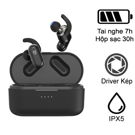 Tai nghe kh ng d y Earbuds Soundpeats Truepeats Truengine 2 c