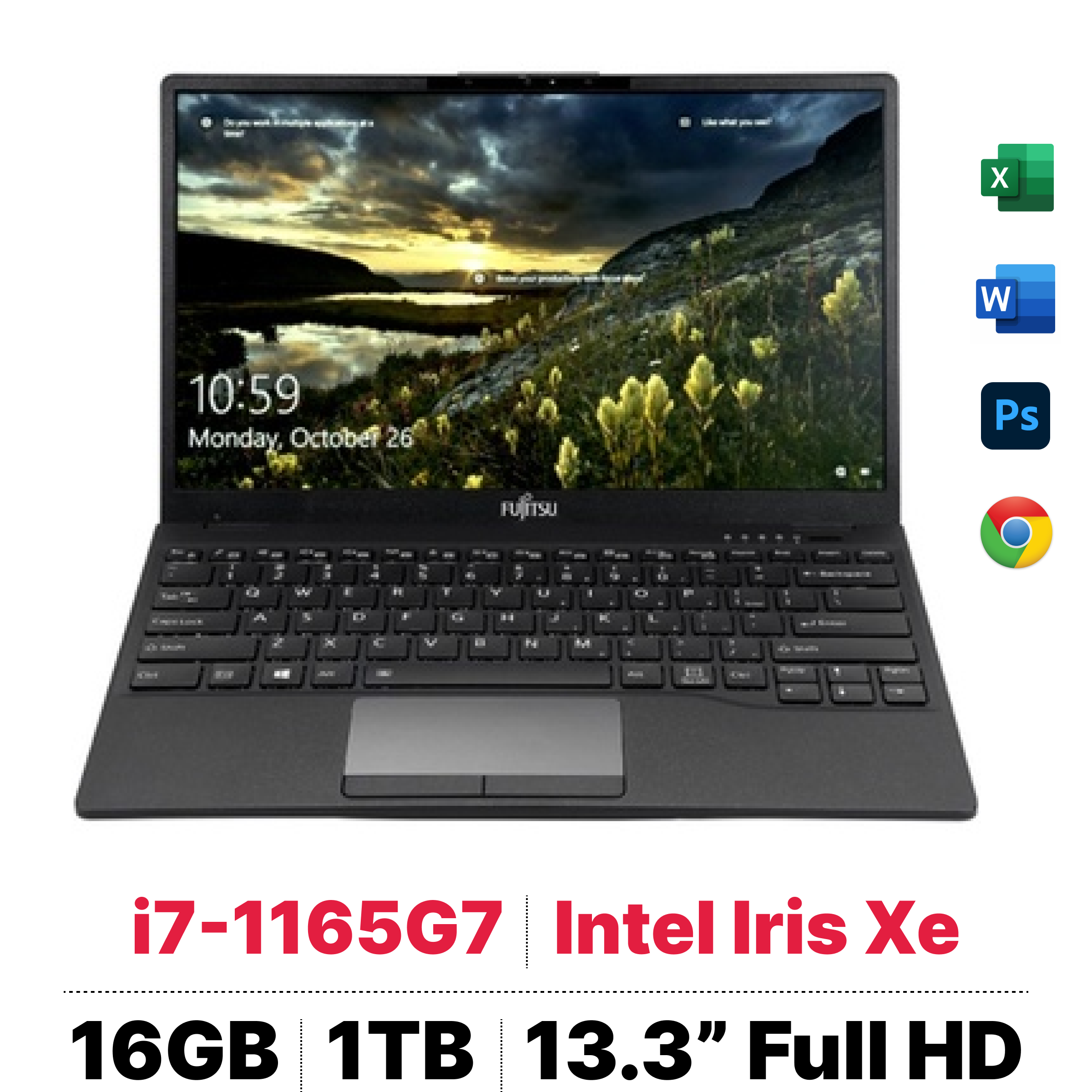 Laptop Fujitsu UH X 9U13A2 4ZR1G97610