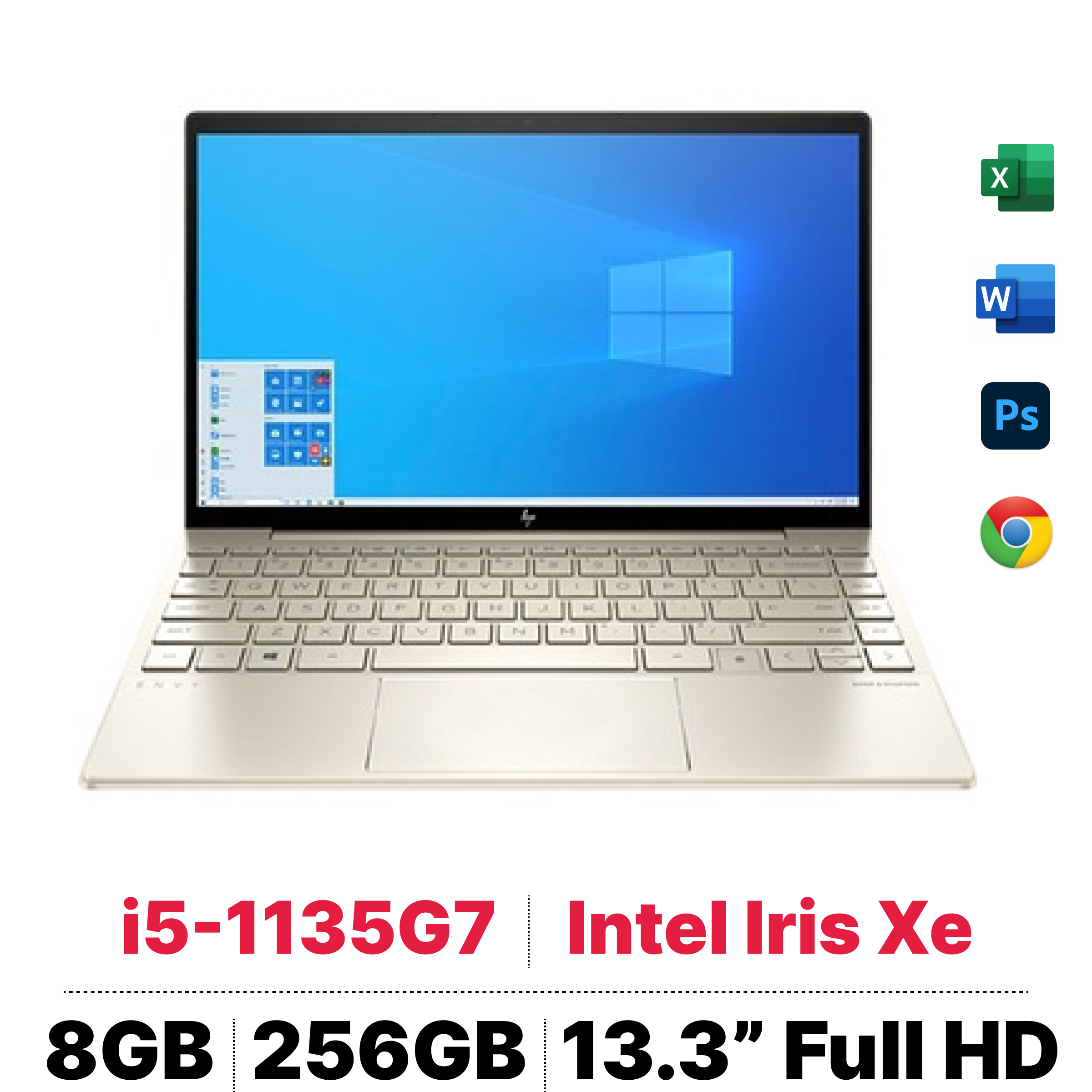 So sánh HP Envy 13 với Surface Laptop 3