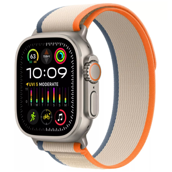 Apple Watch Ultra 2023 49mm (4G) viền titan dây quấn Trail Cũ Trầy Xước - Main Image