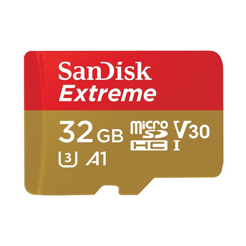 Thẻ Nhớ Micro Sdhc Sandisk Extreme V30 A1 100Mb/S 32Gb | Giá Rẻ