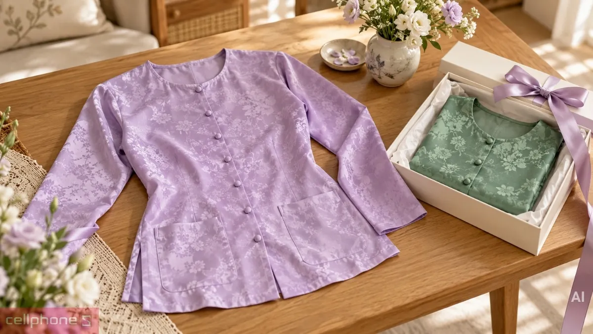 Áo bà ba lụa mềm mại duyên dáng làm quà 20/10 ý nghĩa dành tặng bà