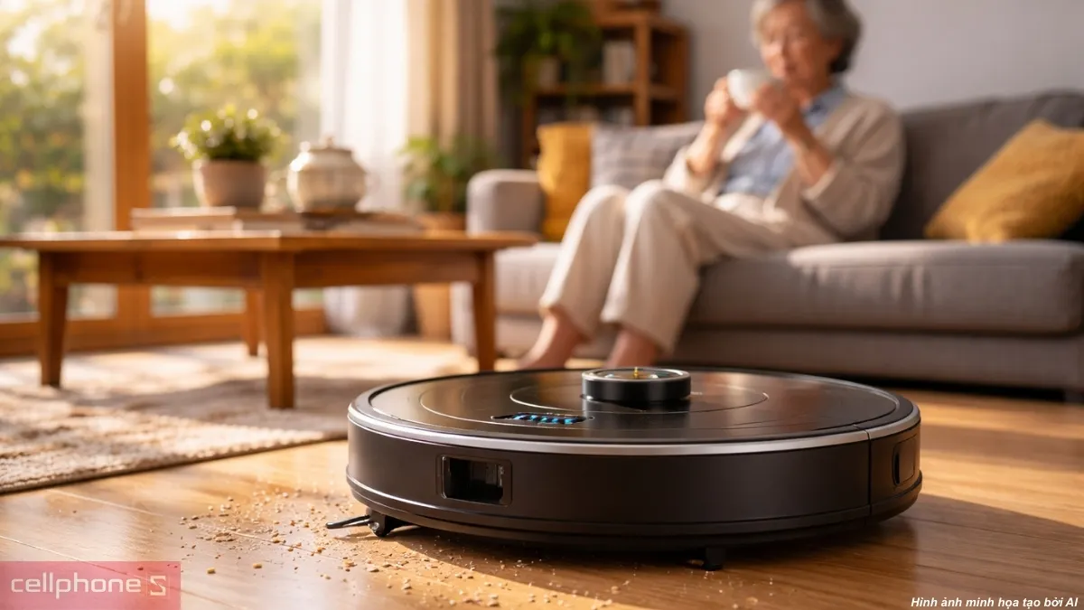 Mua robot hút bụi làm quà tặng 8/3 cho bà