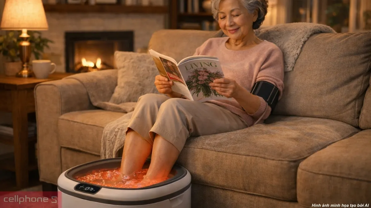 Mua bồn ngâm chân hồng ngoại làm quà 8/3 cho bà