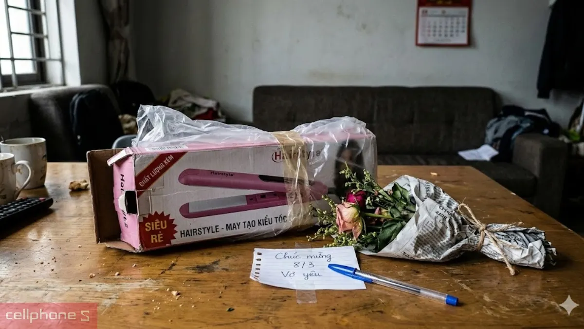 Cách gói quà tặng 8.3 cho vợ sơ sài khiến vợ mất vui trong ngày lễ Cách gói quà tặng 8.3 cho vợ sơ sài khiến vợ mất vui trong ngày lễ