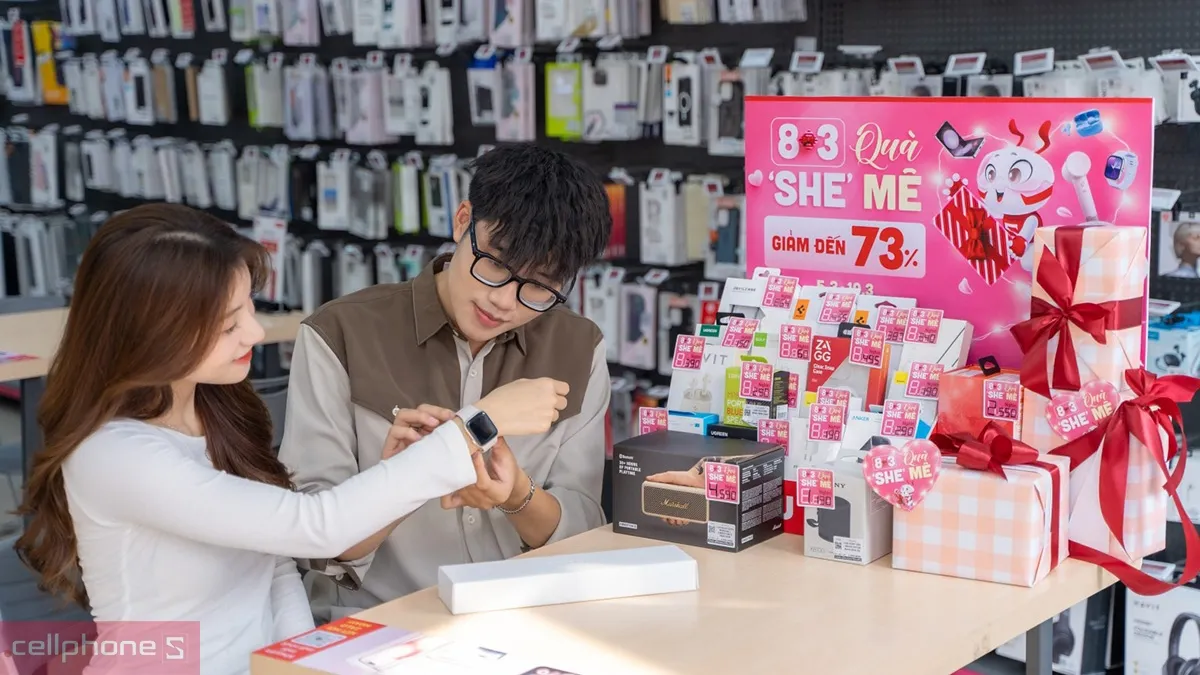 CellphoneS triển khai chương trình “Quà She Mê” với nhiều gợi ý quà 8/3 cho vợ hấp dẫn CellphoneS triển khai chương trình “Quà She Mê” với nhiều gợi ý quà 8/3 cho vợ hấp dẫn