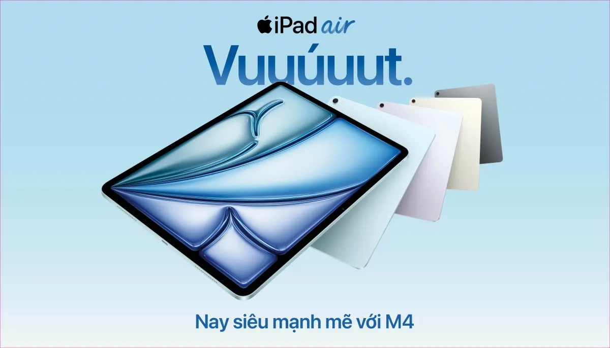 IPAD AIR với chip M4 giảm giá dịp Apple Back to School 2026