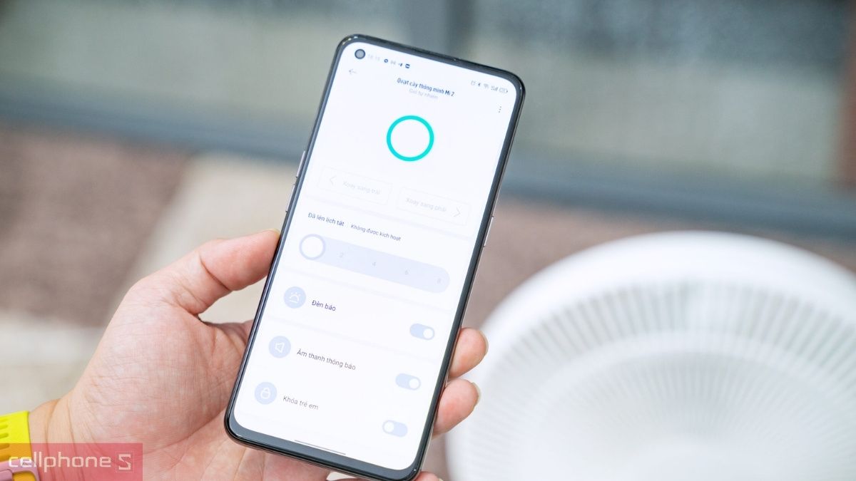 Quạt Xiaomi hỗ trợ hẹn giờ hoạt động linh hoạt