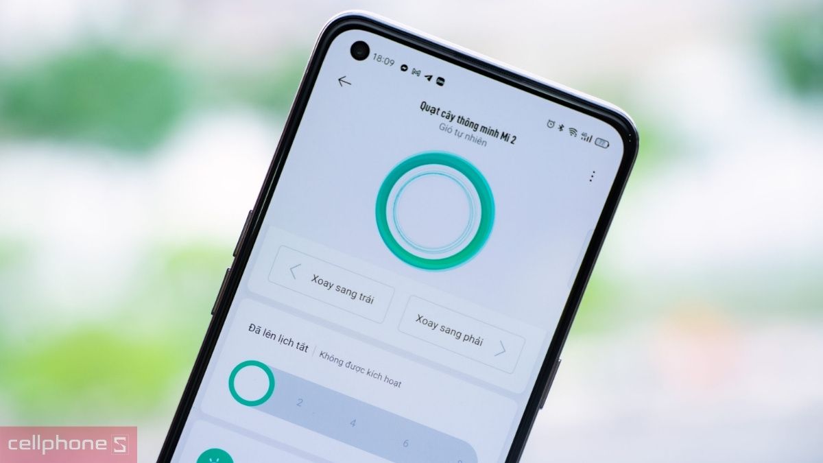 Quạt Xiaomi tích hợp chế độ khóa trẻ em