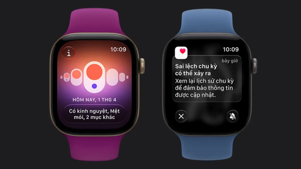 Apple Watch Series 12 theo dõi và hiểu rõ các thay đổi trong chu kỳ của bạn