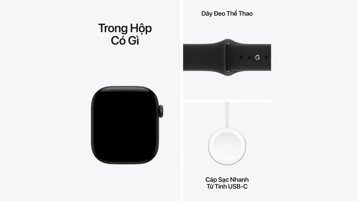 Bộ sản phẩm trong hộp Apple Watch Series 12