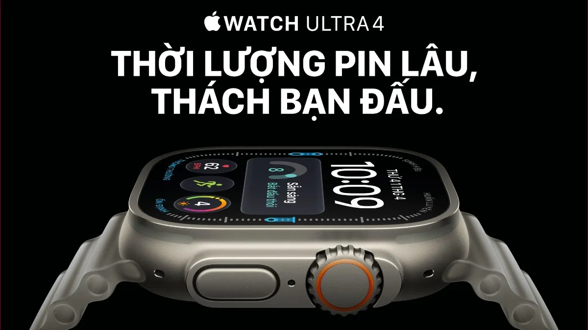 Thông số chính thức Apple Watch Ultra 4 chính hãng Apple