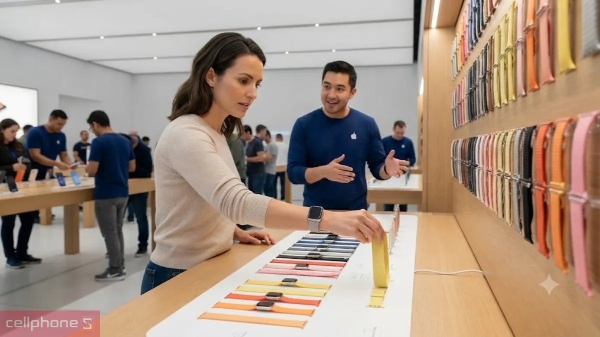 Dây đồng hồ thông minh Apple Watch với nhiều chất liệu đa dạng