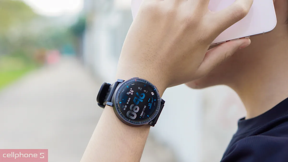 Đồng hồ thông minh chống nước Amazfit Active Max hỗ trợ nghe gọi