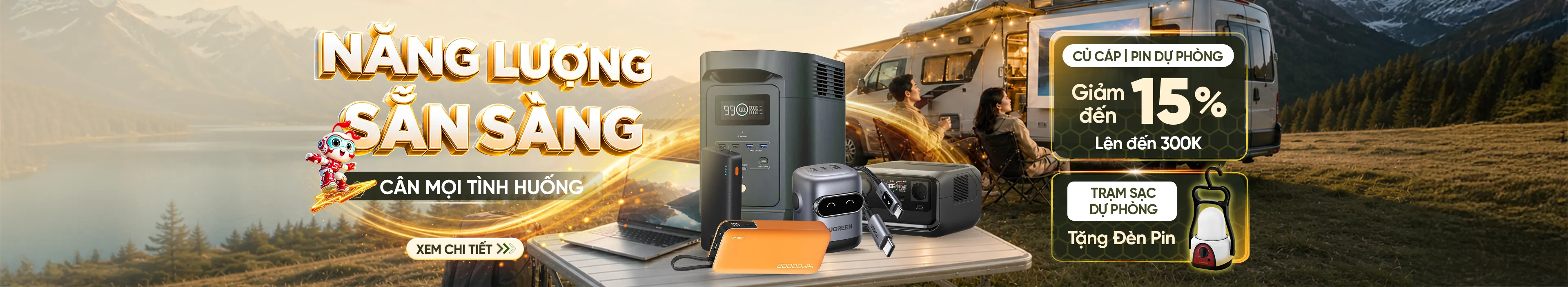 Năng lượng sẵn sàng, cân mọi tình huống