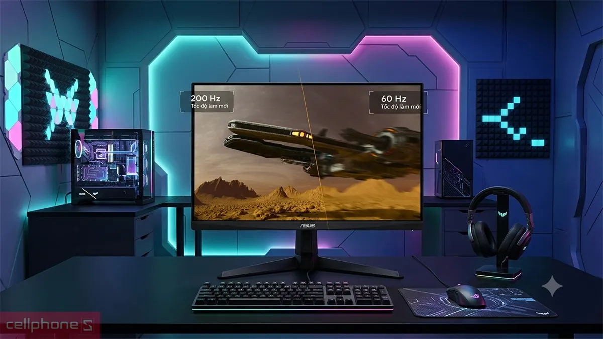 Màn hình Asus TUF VG259Q5A 24,5 inch phù hợp chơi game tốc độ cao
